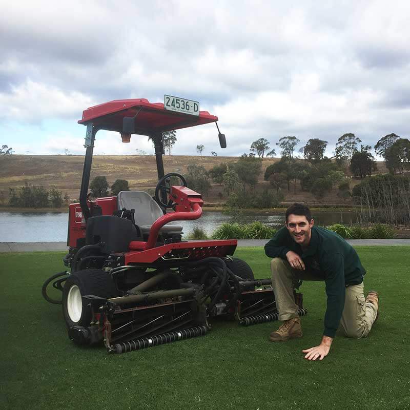 Jarryd Kelly at the Australian Botanic Garden, Mount Annan