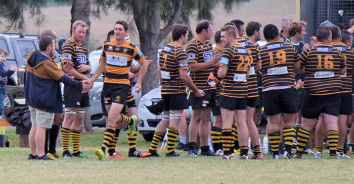 After finishing as a rugby player, Jarryd now volunteers looking after the turf for the Camden Rams.