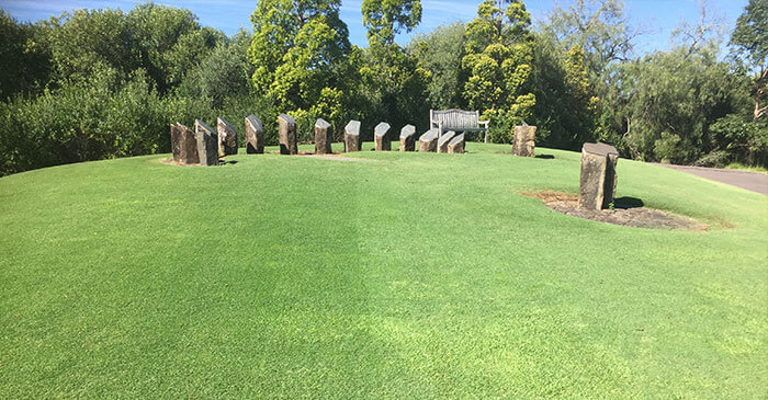 The turf at Sundial Hill was an early inspiration for Jarryd.