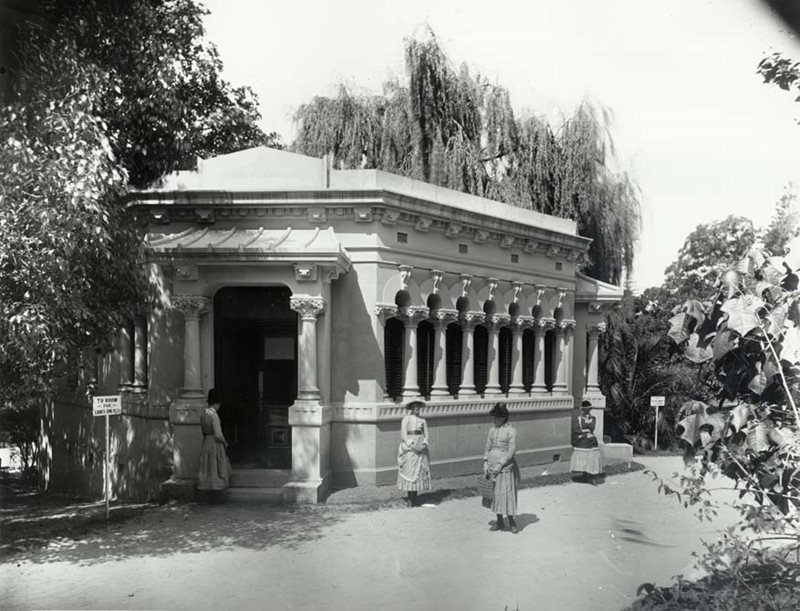 The original tea rooms at the Royal Botanic Garden Sydney.