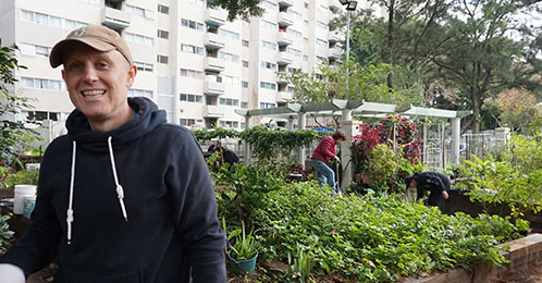 Community Greening Volunteer day sponsored by Bloomberg