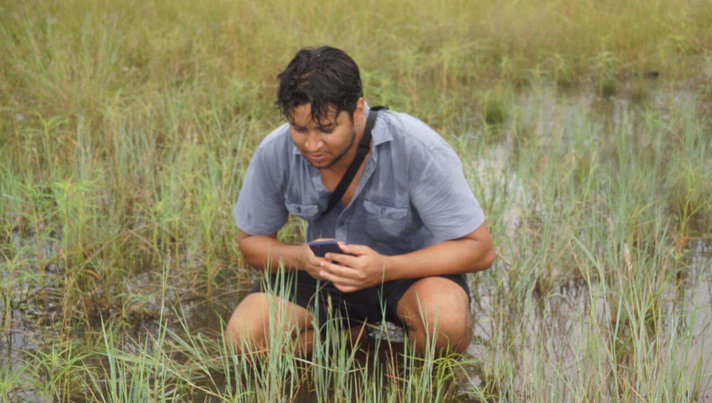 Paulo Baleeiro in the field