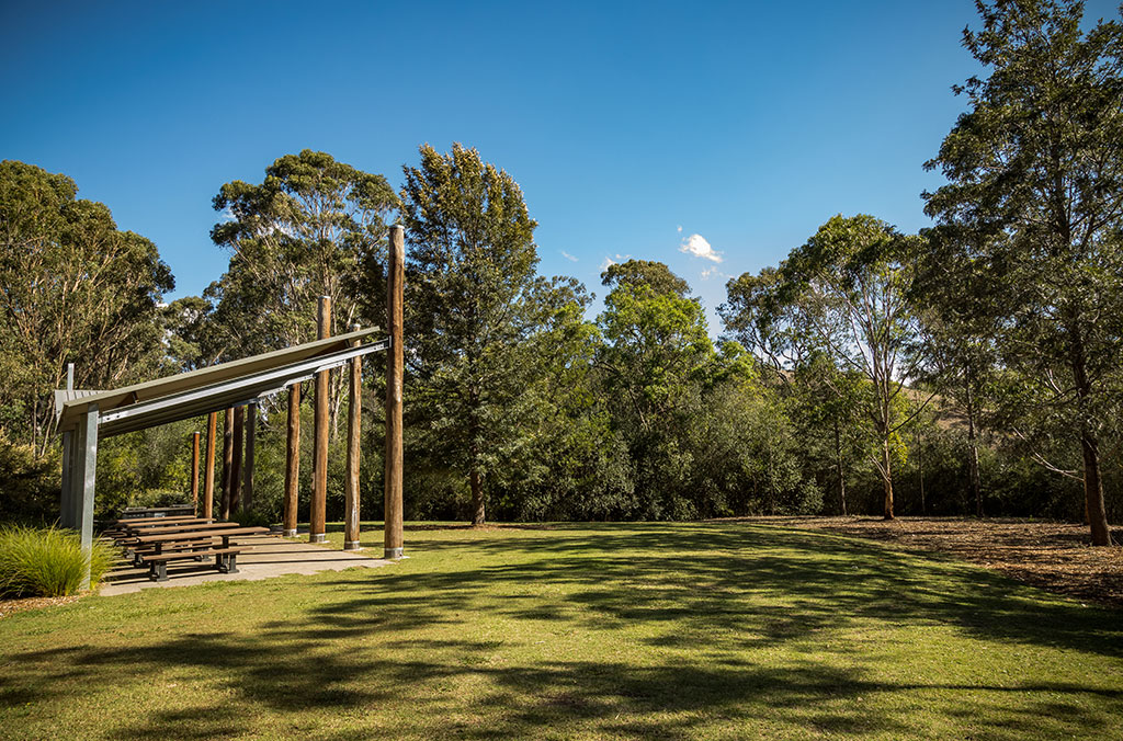 Banksia Garden Picnic Shelter 2 and lawn