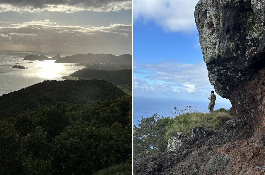 Mountain ranges of Lord Howe Island