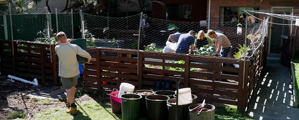 A communal garden