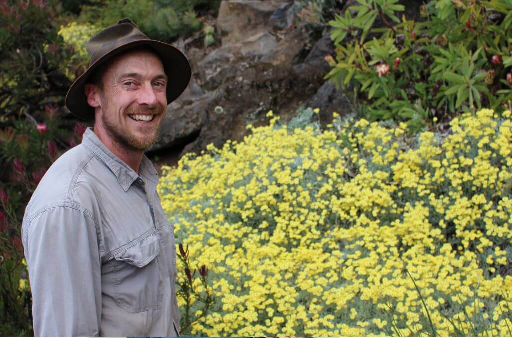 Ian Allan, Supervisor of Natural Areas and Arboriculture at Blue Mountains Botanic Garden Mount Tomah 