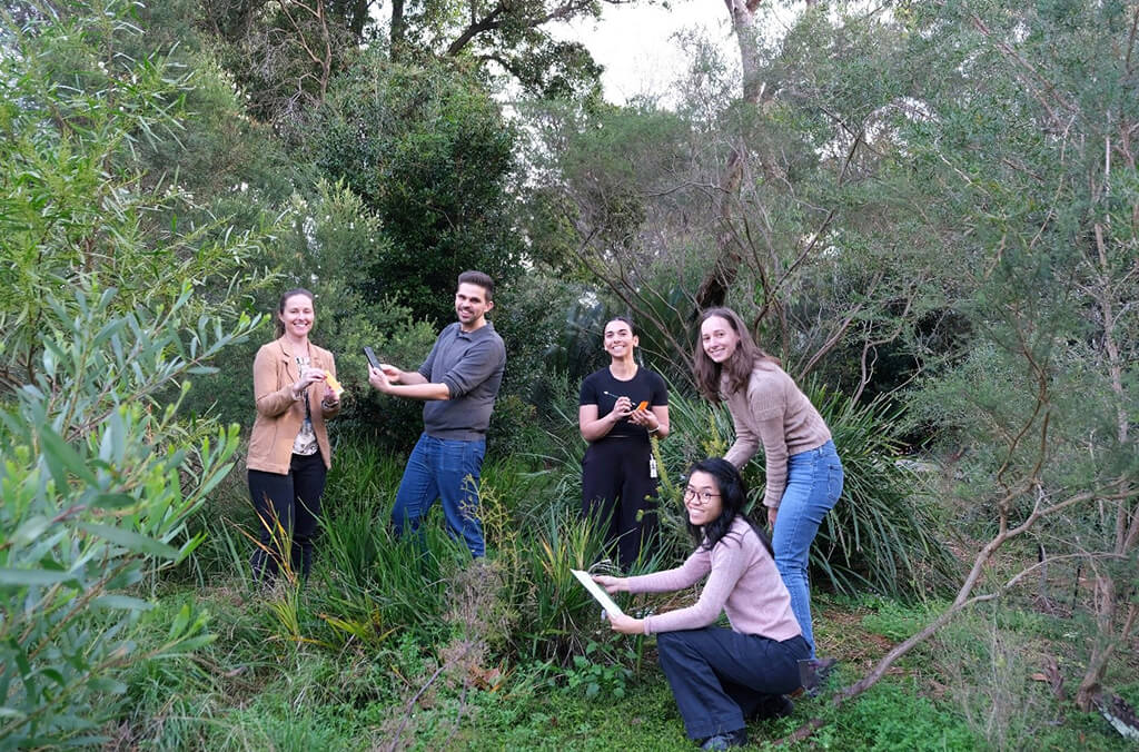 A tea of scientists in the field