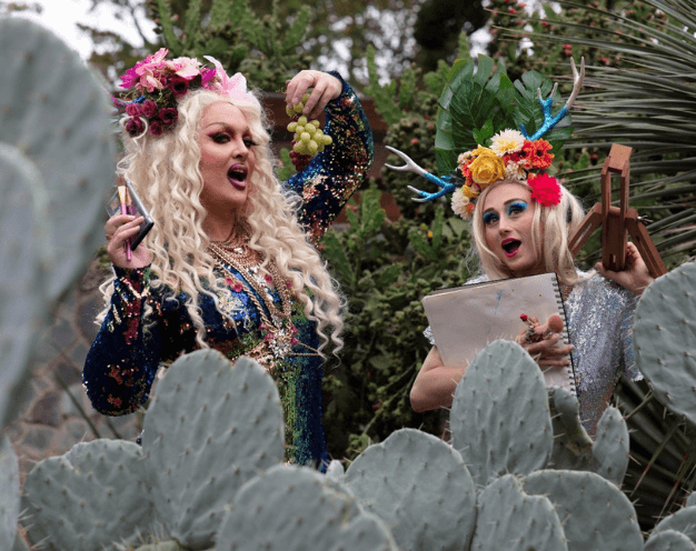 2 queer women presenting queer plants