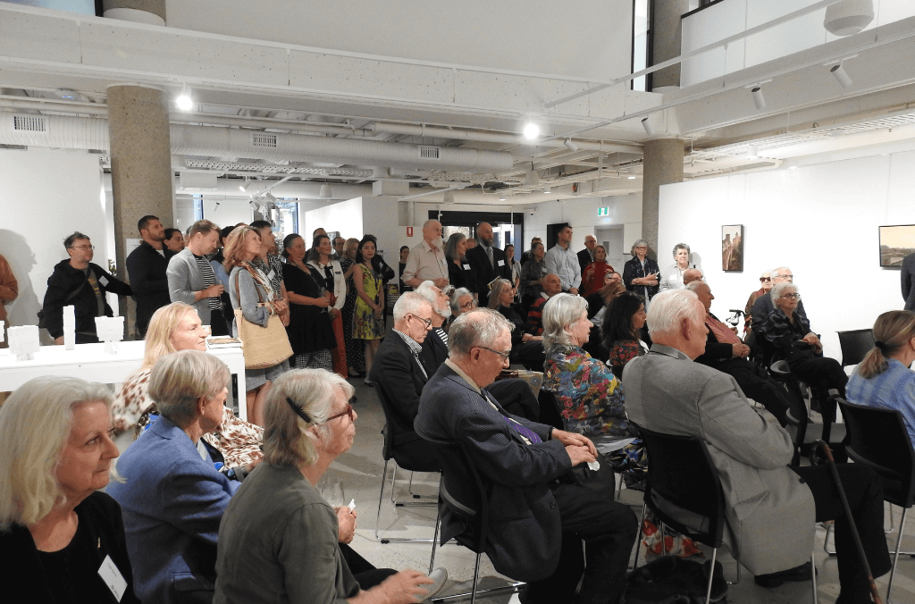 Attendees at Garden Gallery Opening Night 