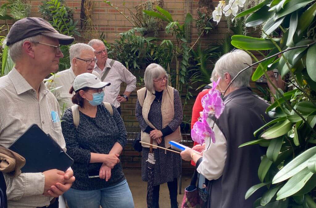 Jane D'Olier giving tour