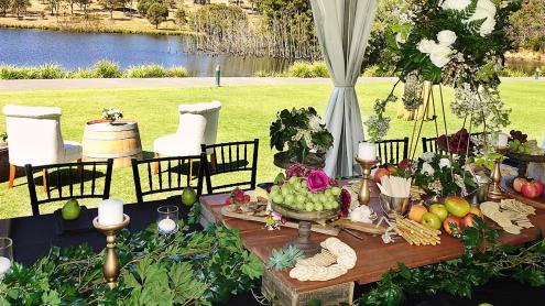 Wedding reception at Marquee Lawn