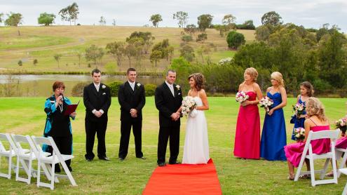 Wedding reception at Marquee Lawn