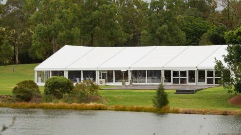 Wedding reception at Marquee Lawn